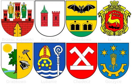 Various Polish village crest for the blog post Janowski and Download All Audio Files by Anthony Mrugacz.