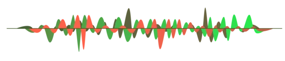 Colorful audio wave forms for the blog post Janowski and Download All Audio Files by Anthony Mrugacz.