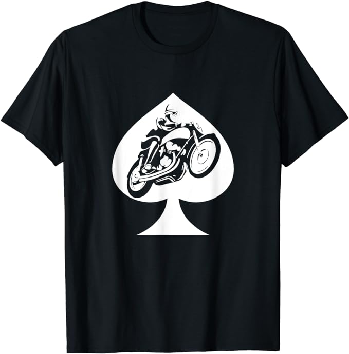 Motorcycle Vintage Racing t-shirt on the webpage "Branded Ace - Anthony Mrugacz".