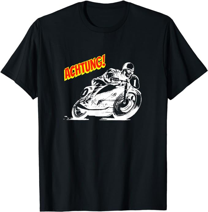 
Attention Speeding Motorcycle T-Shirt  t-shirt on the webpage "Branded Ace - Anthony Mrugacz".
