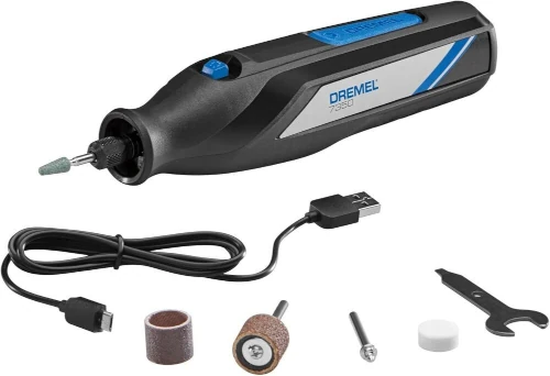 Dremel 7350-5 Cordless Rotary Tool Kit - Includes 4V Li-ion Battery and 5 Rotary Tool Accessories - Ideal for Light DIY Projects and Precision Work for AnthonyMrugacz.