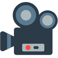 Film camera icon for Anthony Mrugacz's videos.